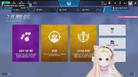 [뉴걸93일차] 오버워치 빠대 시참 가능 (20시 ck 딜러 맹연습)