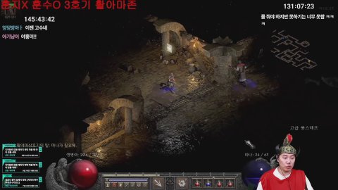 [잠방] 5시 기상 디아블로2 하드코어 헬까지 죽으면 직업리롤 현재 7호기;;;;;;;;;;