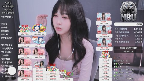 구보라 방송 화면